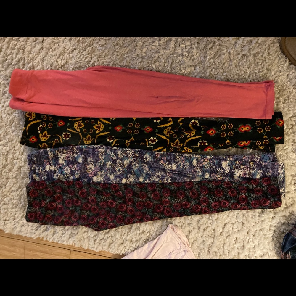 3 pairs lularoe leggings